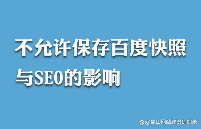 百度快照“消失”網站seo還能做嗎？